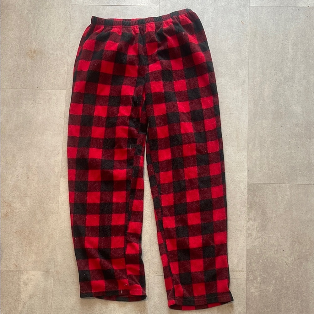 Cozy Women’s Red and Black Plaid Pajama Set
